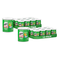 2X Pringles Chips Sour Cream & Onion 12 x 40 gr
