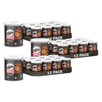3X Pringles Chips Hot & Spicy 12 x 40 gr