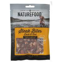 8X Rosewood Naturefood Steak Bites Eend & Koolvis 100 gr