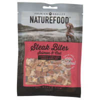 8X Rosewood Naturefood Steak Bites Zalm & Koolvis 100 gr
