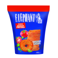 Elephant Pretzels Tomaat & Kruiden 160 gr