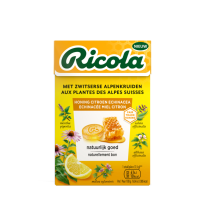 3X Ricola Keelpastilles Honing Citroen Echinacea Doosje 50 gr