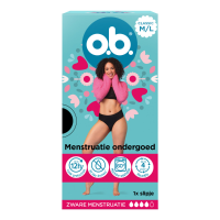 2X o.B. Herbruikbaar Menstruatie Ondergoed M/L