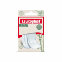 2X Leukoplast Eco Pleisters 12 x (19x72mm) en 8 x (38x72mm) 20 stuks
