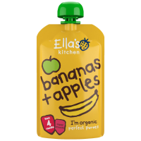 Ella's Kitchen Biologisch Knijpzakje 4+m Banaan & Appel 120 gr