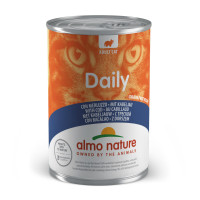 24X Almo Nature Daily Menu Kattenvoer Nat Kabeljauw 400 gr