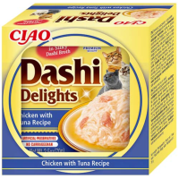 Inaba Ciao Dashi Delights Kattenvoer Nat Chicken & Tuna 70 gr