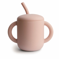 Mushie Drinkbeker met Rietje Blush