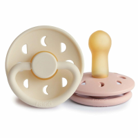 Frigg Fopspeen Moon maat 2 6 18 mnd Blush Cream 2 stuks