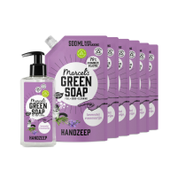 Marcel's Green Soap Handzeep Lavendel & Rozemarijn 250 ml + 6 Navullingen Pakket