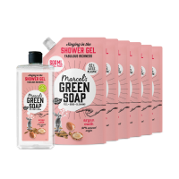 Marcel's Green Soap Douchegel Argan & Oudh + 6 Navullingen Pakket