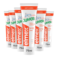 6X Elmex Gel Tandpasta Junior (5 12 Jaar) 75 ml