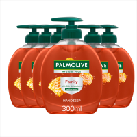6X Palmolive Handzeep Hygiëne Plus Family 300 ml