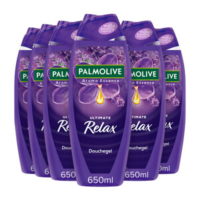 6X Palmolive Douchegel Aroma Essence Ultimate Relax 650 ml