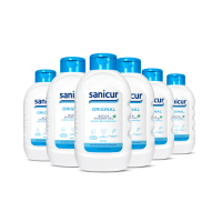 6X Sanicur Bath & Showergel Original 300 ml