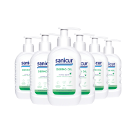 6X Sanicur Handzeep Dermo Oil 300 ml