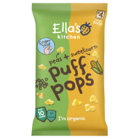 Ella's Kitchen Biologisch Puff Pops 10+m Ewrt & Maïs 36 gr