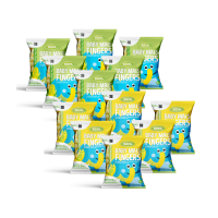 Mais Fingers   Naturel 6x 35 gr & Banaan 6x 35 gr   Pakket