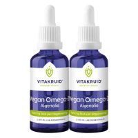 2X Vitakruid Vegan Omega 3 1250 TG Algenolie 50 ml