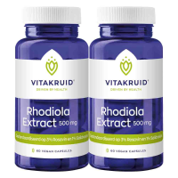 2X Vitakruid Rhodiola Extract 500 mg 60 vegancapsules