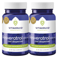 2X Vitakruid Resveratrol 200 mg 60 vegacapsules