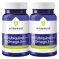 2X Vitakruid Q10 Ubiquinol 50 mg & Omega 3 450 TG 60 capsules
