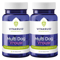 2X Vitakruid Multi Dag Vrouw 30 tabletten