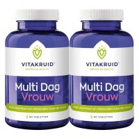 2X Vitakruid Multi Dag Vrouw 90 tabletten