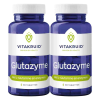 2X Vitakruid Glutazyme 90 tabletten