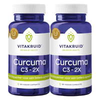2X Vitakruid Curcuma C3 2X 60 vegancapsules