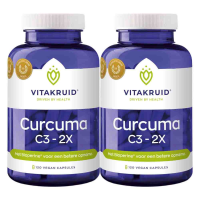 2X Vitakruid Curcuma C3 2X 120 vegancapsules