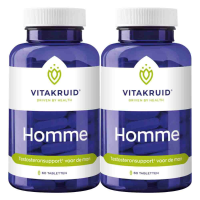2X Vitakruid Homme 60 tabletten