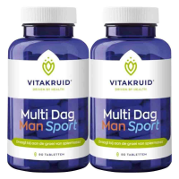 2X Vitakruid Multi Dag Man Sport 90 tabletten