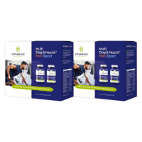 2X Vitakruid Multi Dag & Nacht Man Sport 180 tabletten