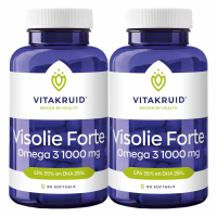 2X Vitakruid Visolie Forte 90 softgels