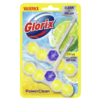 Glorix Toiletblok Power Clean Citroen 2 stuks
