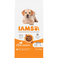 IAMS Large Puppy & Junior Kip Hondenvoer 12 kg