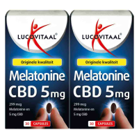2X Lucovitaal Melatonine CBD 5mg 30 tabletten