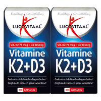 2X Lucovitaal Vitamine K2 + D3 60 capsules