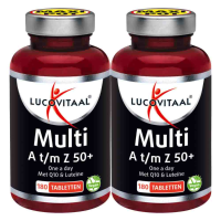 2X Lucovitaal Multi A Z 50+ 180 tabletten