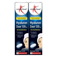 2X Lucovitaal Hyaluronzuur Bruistabletten 20 tabletten