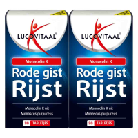 2X Lucovitaal Rode Gist Rijst 90 tabletten