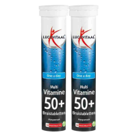 2X Lucovitaal Multi 50+ Bruistabletten Mangosmaak 20 bruistabletten