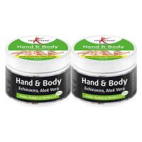 2X Lucovitaal Hand en Body Crème Echinacea & Aloë Vera 250 ml