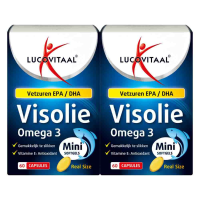 2X Lucovitaal Visolie Omega 3 mini softgels 60 softgels