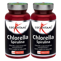 2X Lucovitaal Chlorella Spirulina 200 tabletten