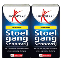 2X Lucovitaal Stoelgang Sennavrij 60 tabletten