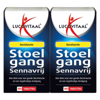 2X Lucovitaal Stoelgang Sennavrij 180 tabletten