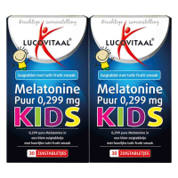 2X Lucovitaal Melatonine Puur Kids 30 zuigtabletten