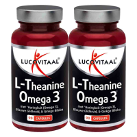 2X Lucovitaal L theanine Omega 3 90 capsules